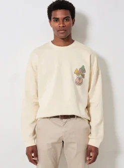 Sweat-shirt Iron And Resin Beige Manches Longues