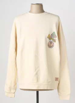 Sweat-shirt Iron And Resin Beige Manches Longues