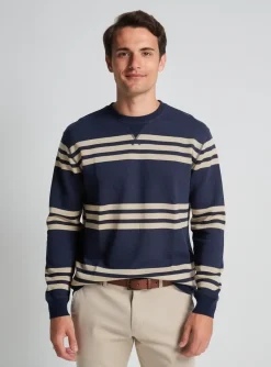 Sweat-shirt Iron And Resin Bleu Manches Longues