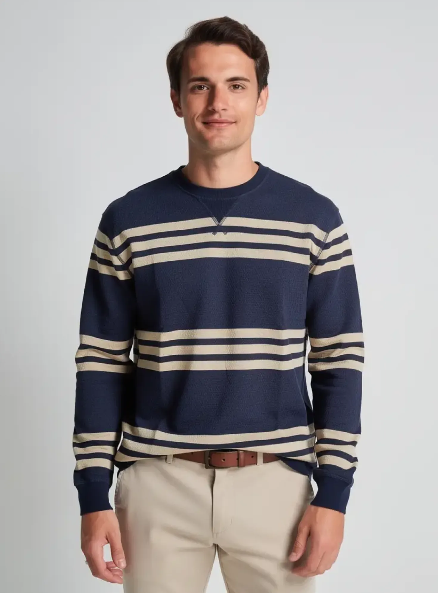 Sweat-shirt Iron And Resin Bleu Manches Longues