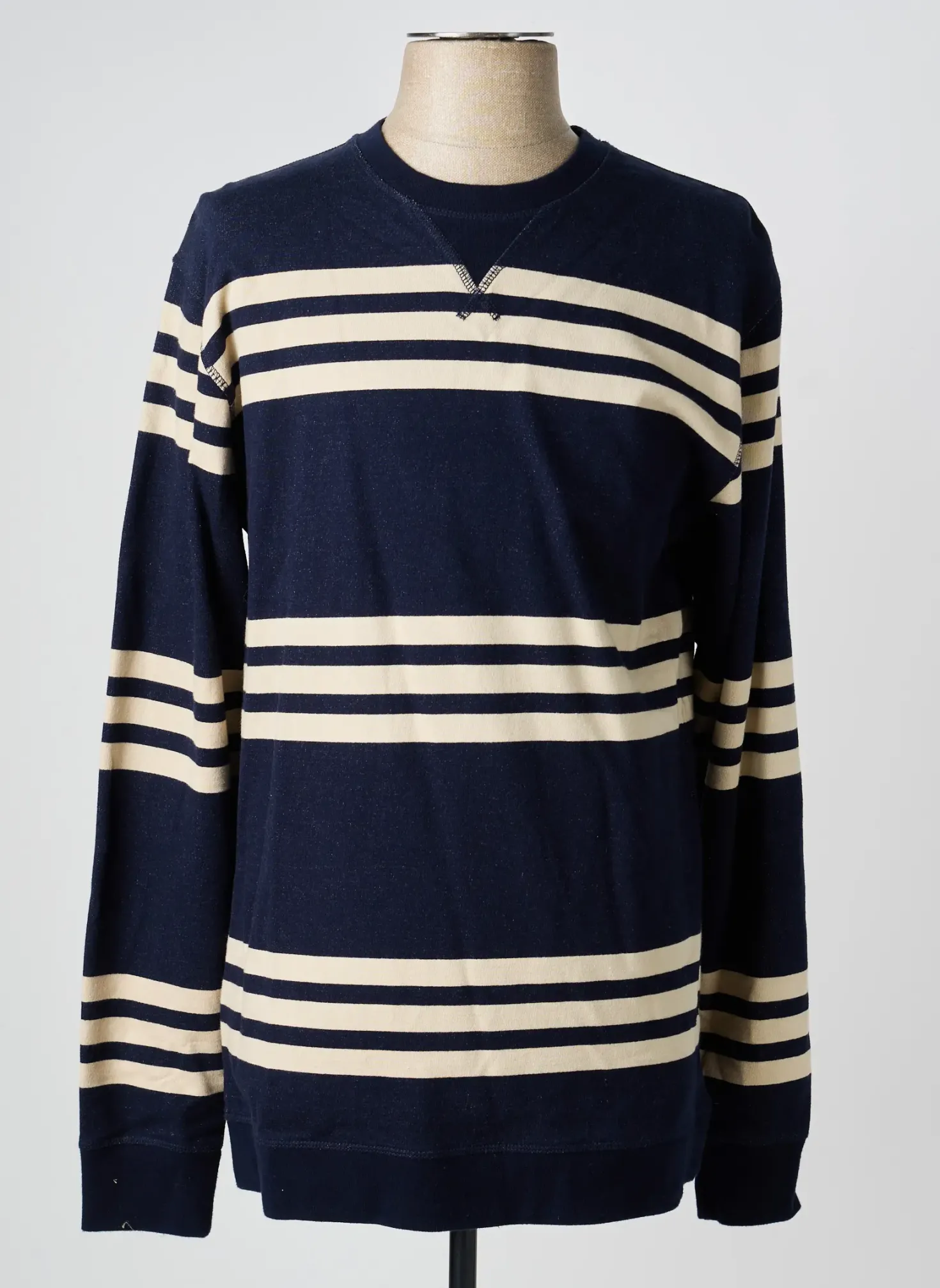 Sweat-shirt Iron And Resin Bleu Manches Longues