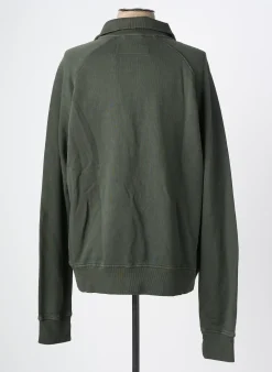 Sweat-shirt Iron And Resin Vert Manches Longues