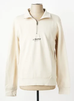 Sweat-shirt Jack & Jones Beige Manches Longues
