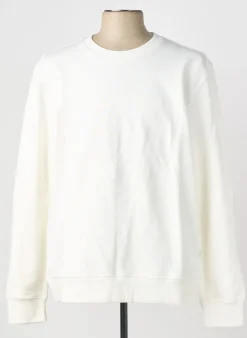 Sweat-shirt Jack & Jones Blanc Manches Longues