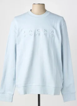 Sweat-shirt Jack & Jones Bleu Manches Longues