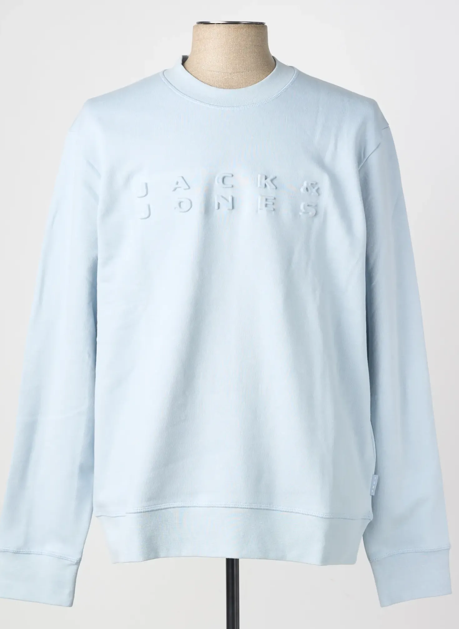 Sweat-shirt Jack & Jones Bleu Manches Longues