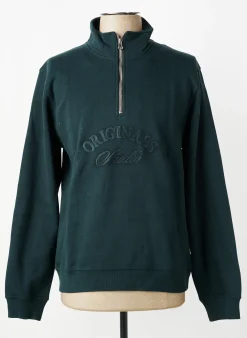 Sweat-shirt Jack & Jones Vert Manches Longues
