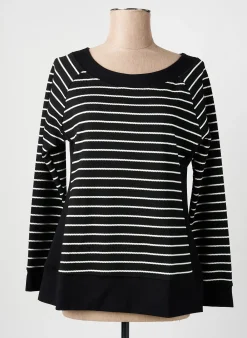Sweat-shirt Janira Noir Manches Longues