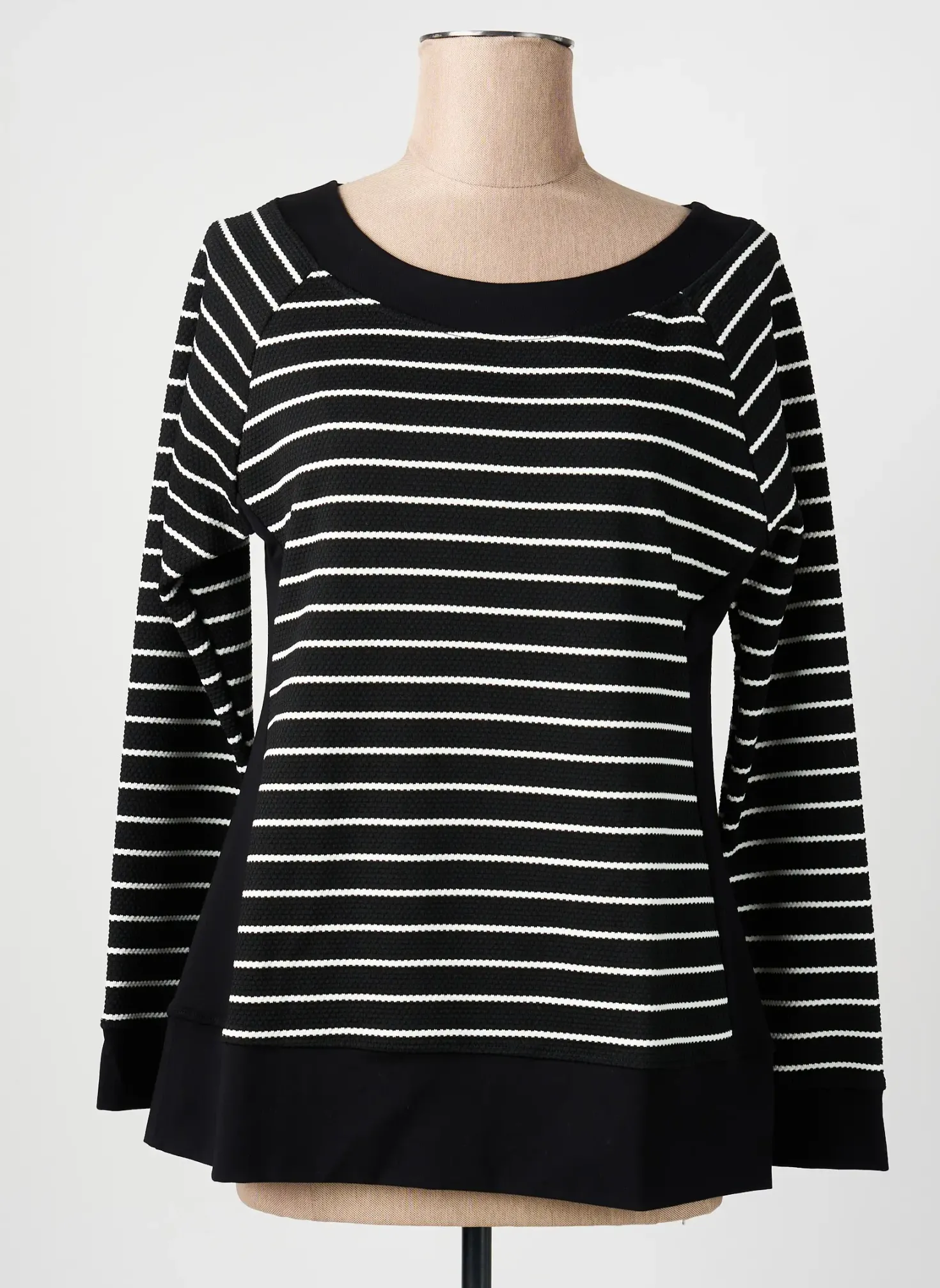 Sweat-shirt Janira Noir Manches Longues