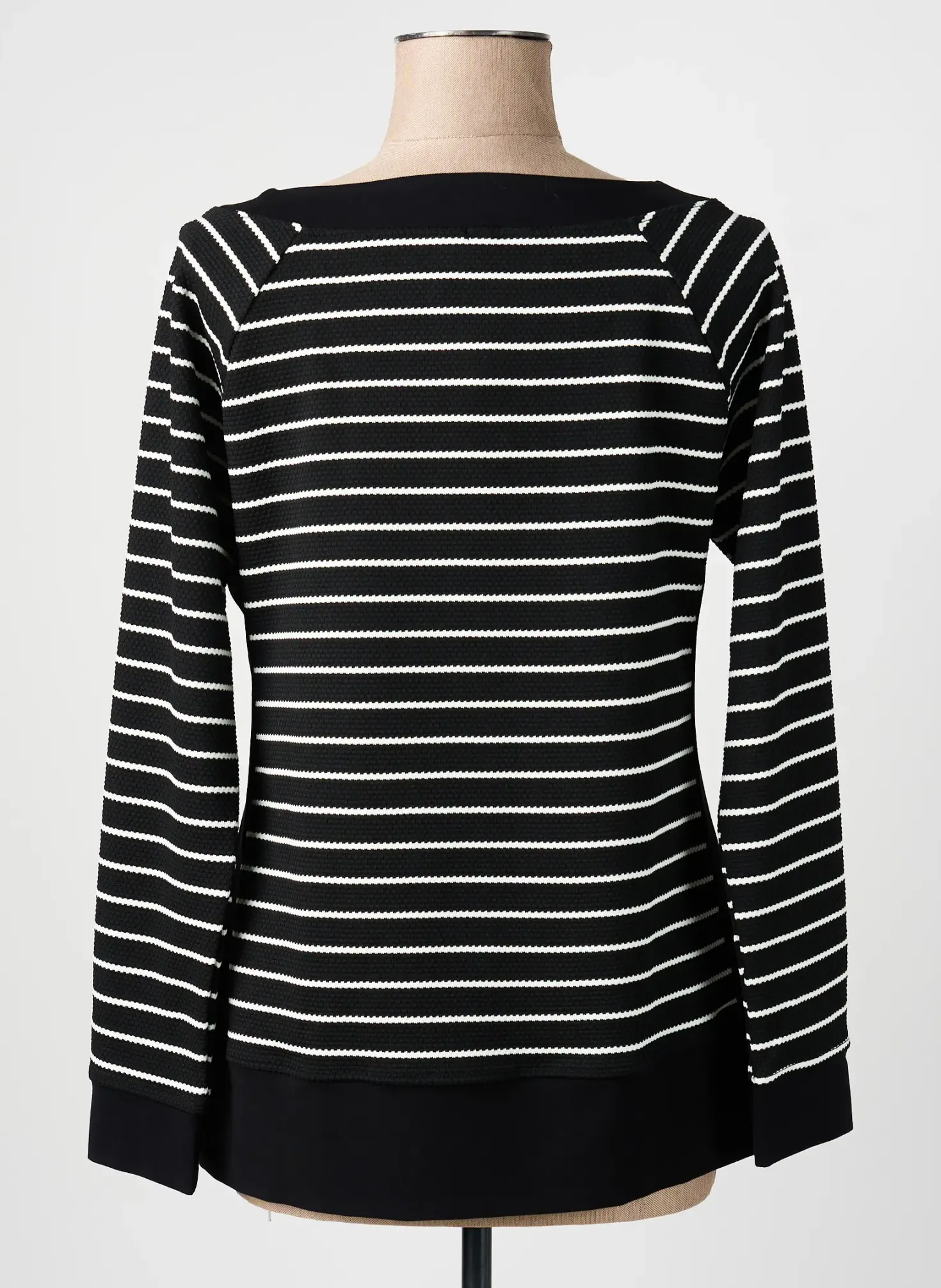 Sweat-shirt Janira Noir Manches Longues