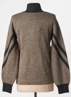 Sweat-shirt Kaffe Gris Manches Longues