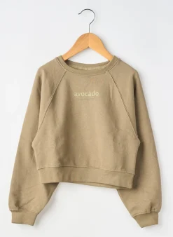 Sweat-shirt Kids Only Vert Manches Longues
