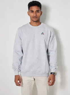 Sweat-shirt Le Coq Sportif Gris Manches Longues