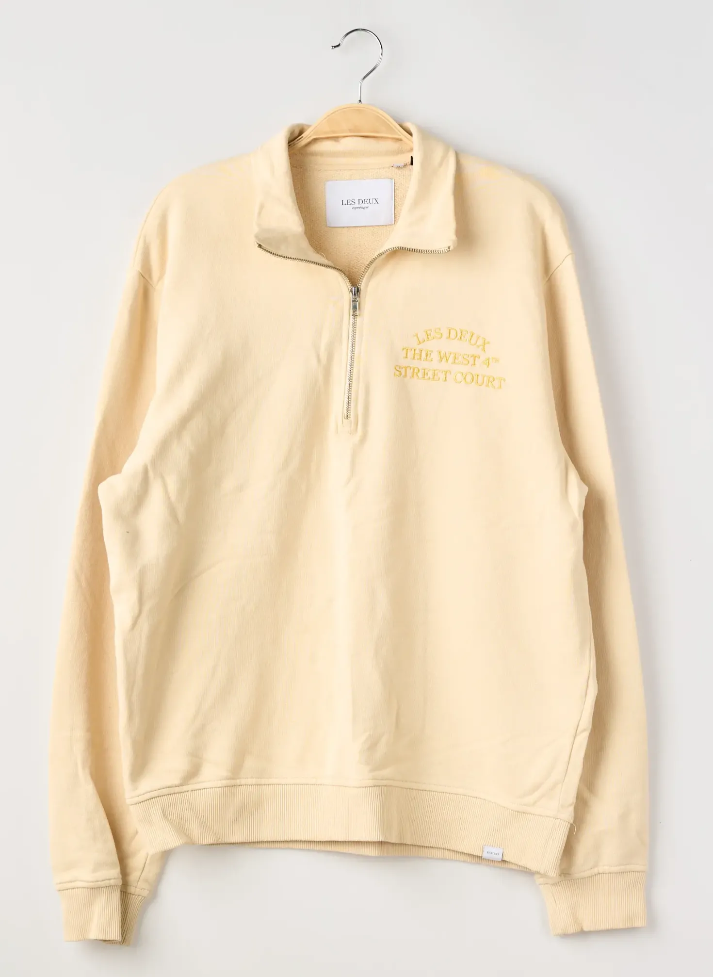 Sweat-shirt Les Deux Copenhague Beige Manches Longues