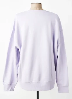 Sweat-shirt Les Poulettes Fitness Violet Manches Longues