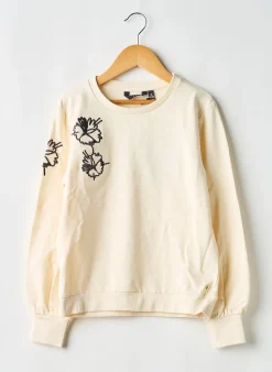 Sweat-shirt Levv Label Beige Manches Longues