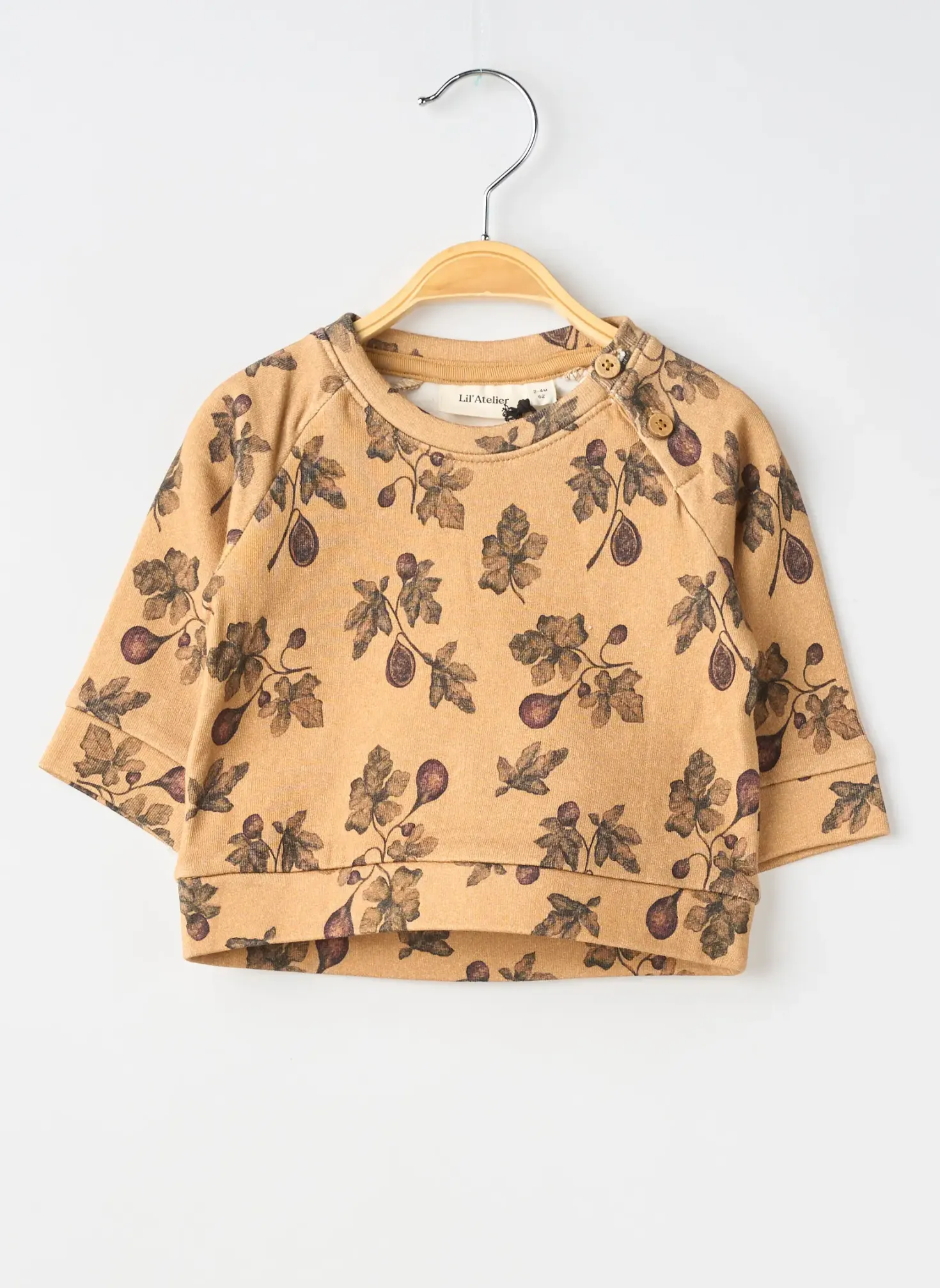 Sweat-shirt Lil'atelier Beige Manches Longues