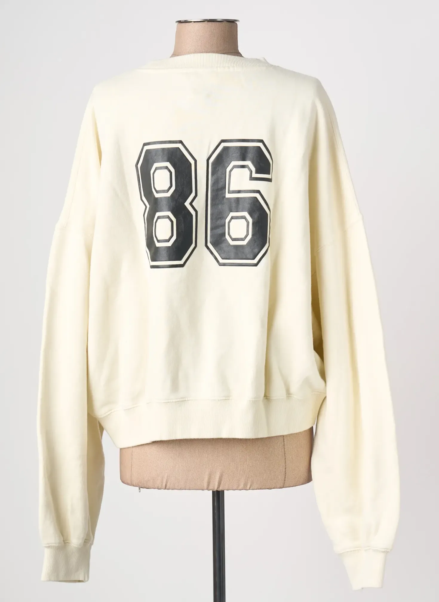 Sweat-shirt Love Stories Beige Manches Longues