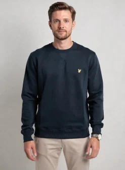 Sweat-shirt Lyle & Scott Bleu Manches Longues