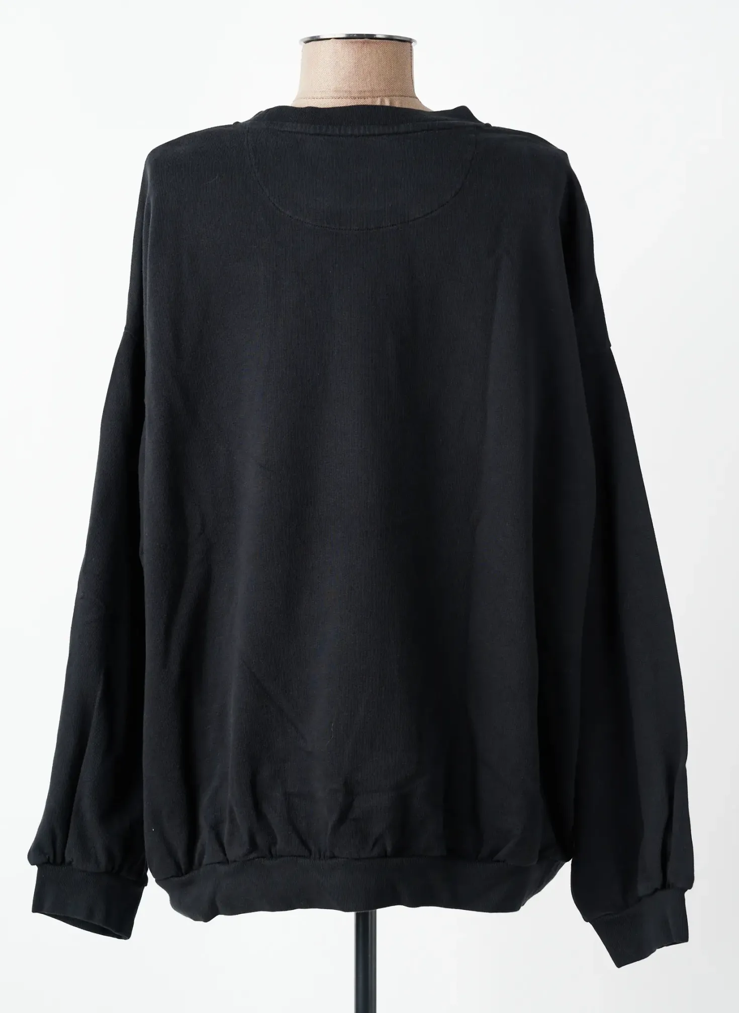 Sweat-shirt Marcello Collection Noir Manches Longues