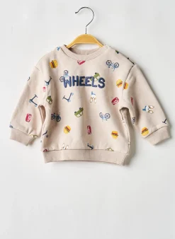 Sweat-shirt Mayoral Beige Manches Longues