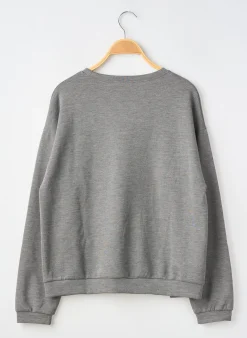 Sweat-shirt Mayoral Gris Manches Longues