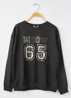 Sweat-shirt Mayoral Noir Manches Longues