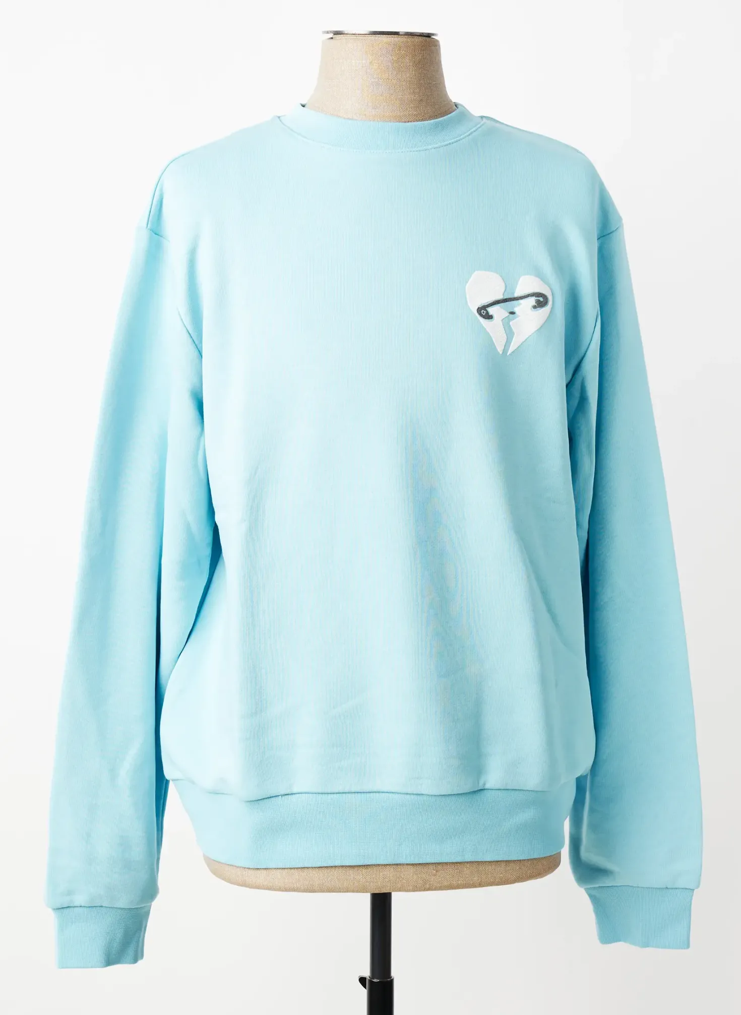 Sweat-shirt Mbm Bleu Manches Longues