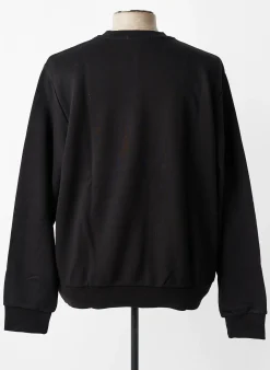 Sweat-shirt Mbm Noir Manches Longues