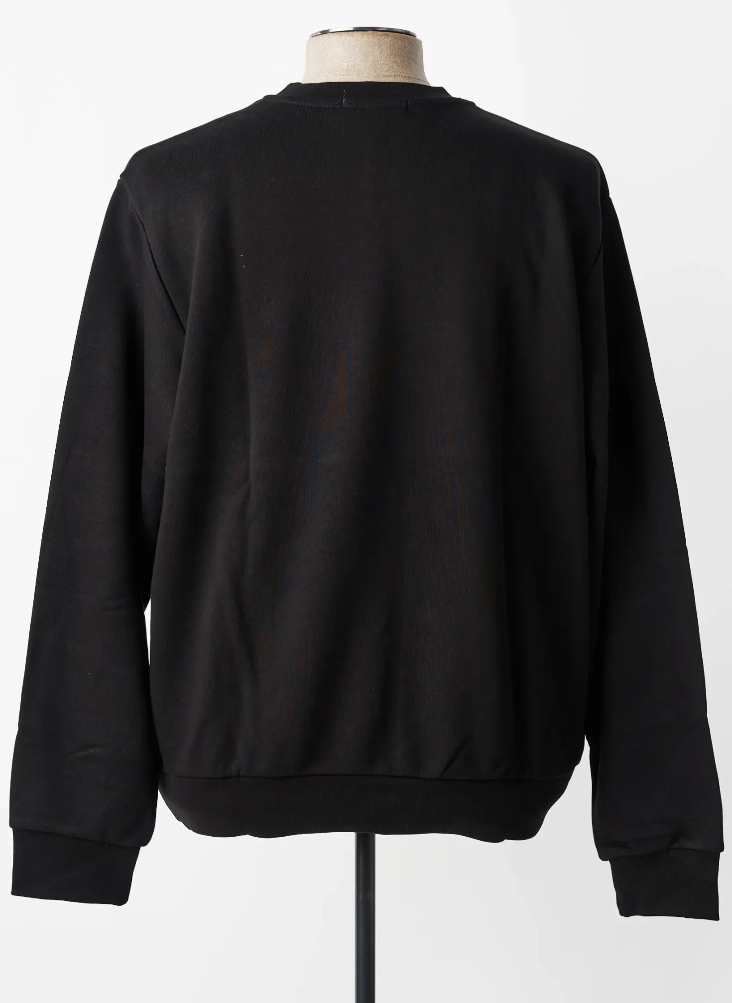 Sweat-shirt Mbm Noir Manches Longues