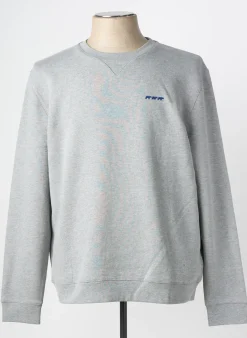 Sweat-shirt Mise Au Green Gris Manches Longues