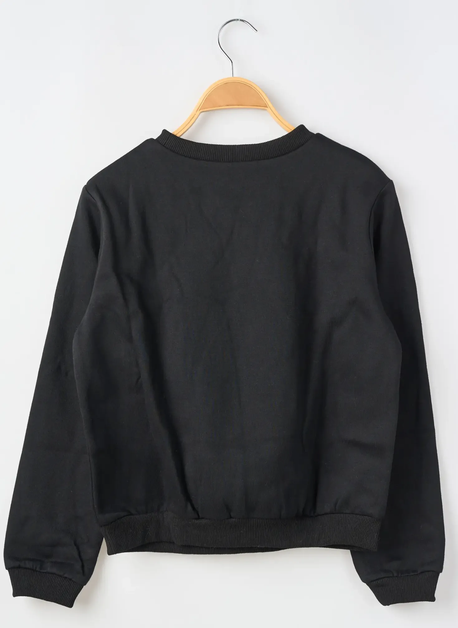 Sweat-shirt Molly Bracken Noir Manches Longues