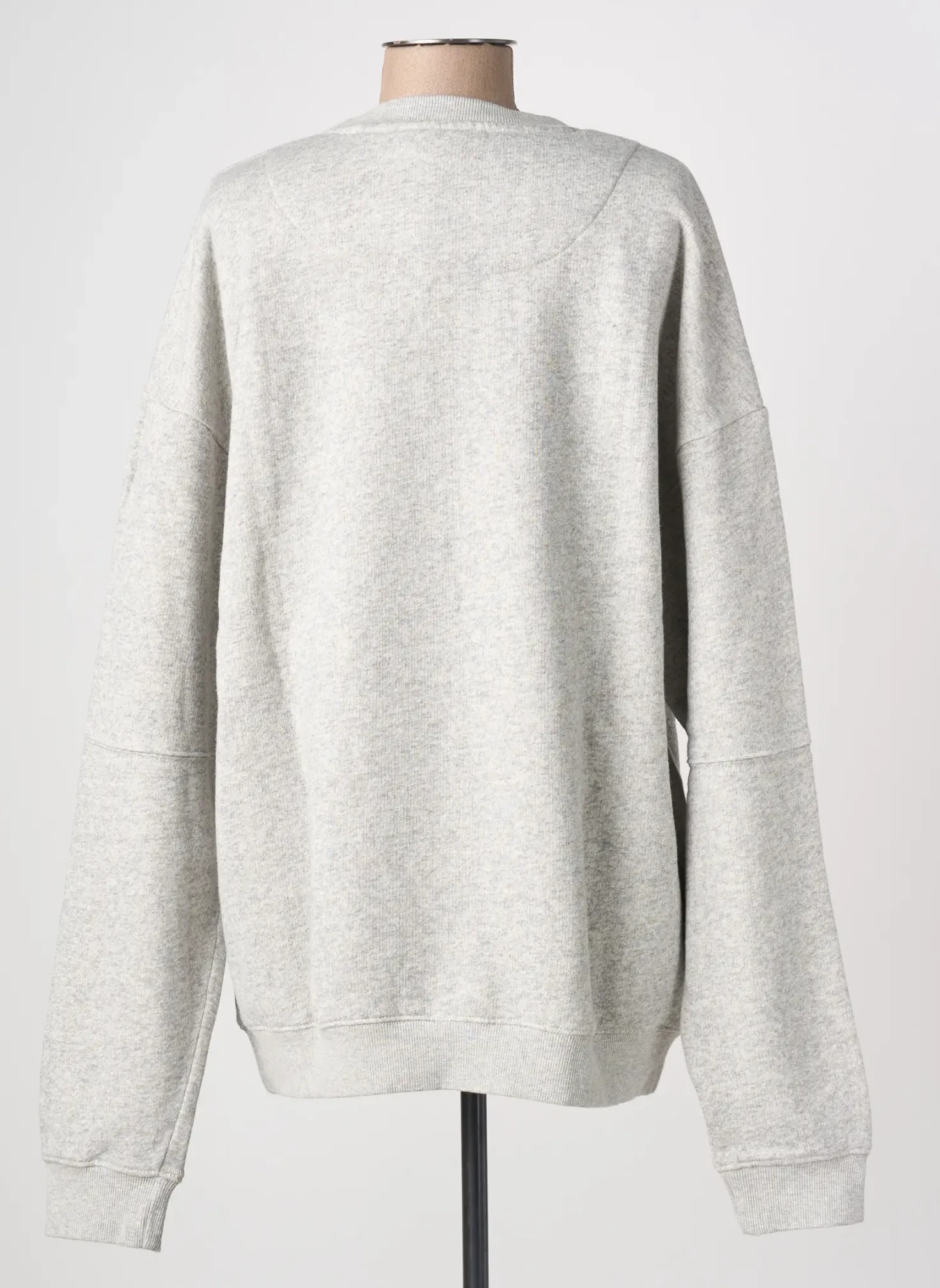 Sweat-shirt Newtone Gris Manches Longues
