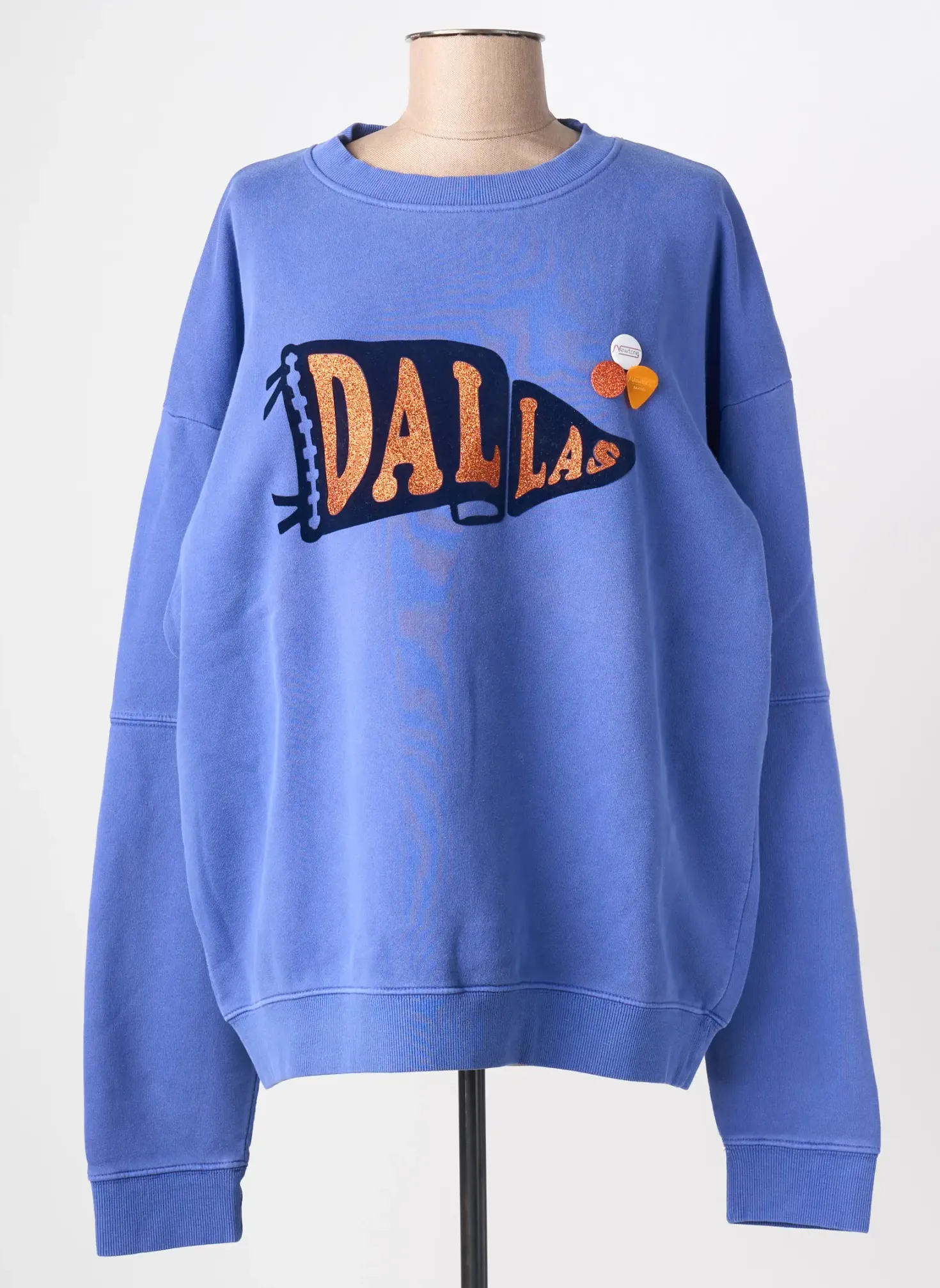Sweat-shirt Newtone Violet Manches Longues
