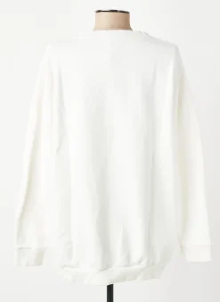 Sweat-shirt Nine Blanc Manches Longues