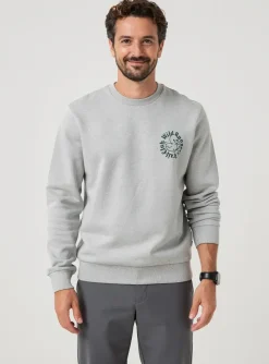 Sweat-shirt Only & Sons Gris Manches Longues