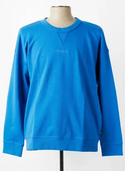 Sweat-shirt Pioneer Bleu Clair Manches Longues