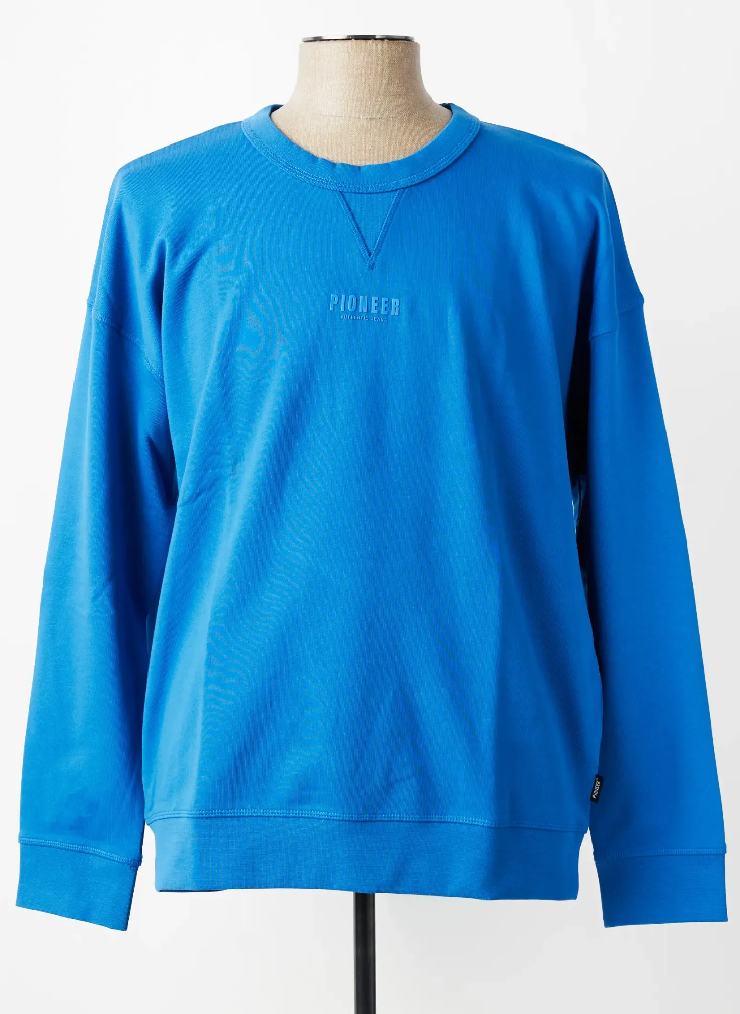 Sweat-shirt Pioneer Bleu Clair Manches Longues