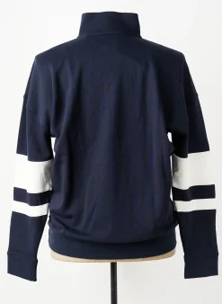 Sweat-shirt Pioneer Bleu Manches Longues