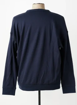 Sweat-shirt Pioneer Bleu Manches Longues