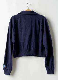 Sweat-shirt Pull & Bear Bleu Manches Longues