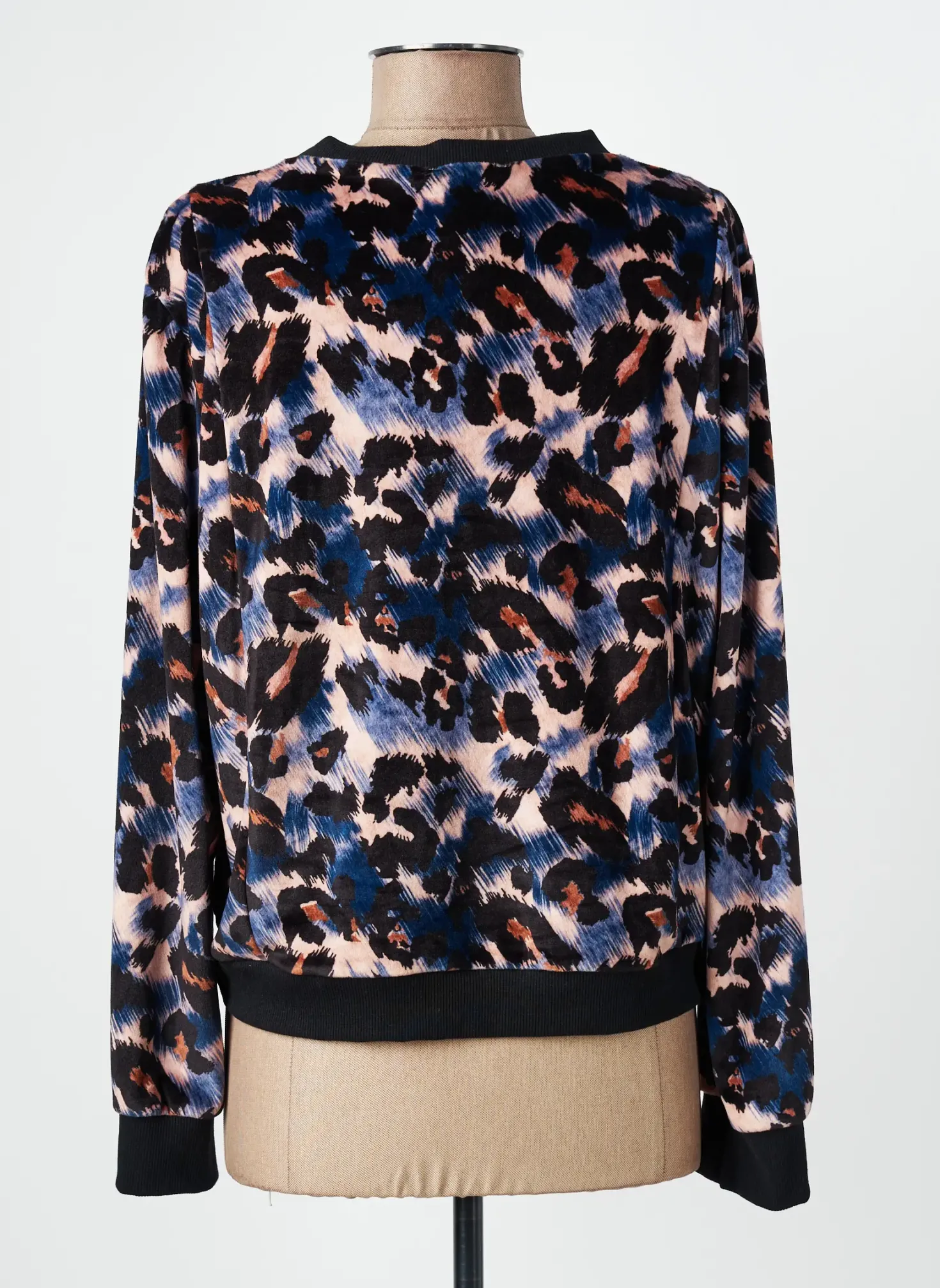 Sweat-shirt Quattro Noir Manches Longues