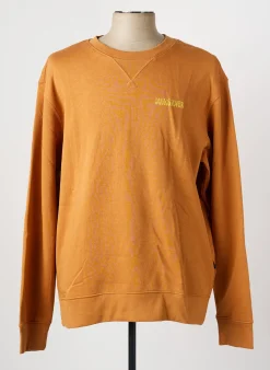 Sweat-shirt Quiksilver Marron Manches Longues