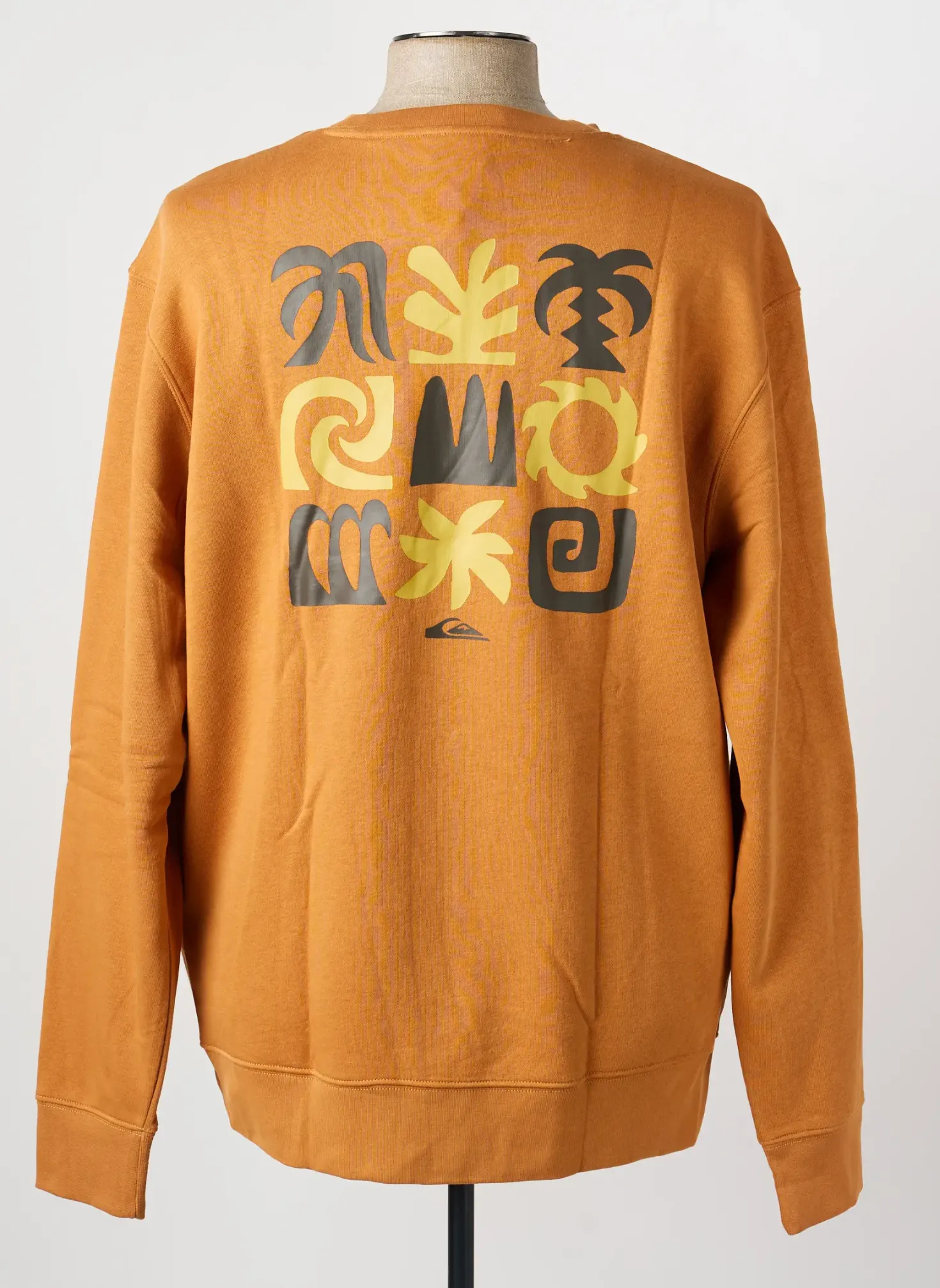 Sweat-shirt Quiksilver Marron Manches Longues