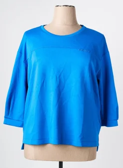 Sweat-shirt Rabe Bleu Manches 3/4