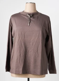 Sweat-shirt Rabe Marron Manches Longues