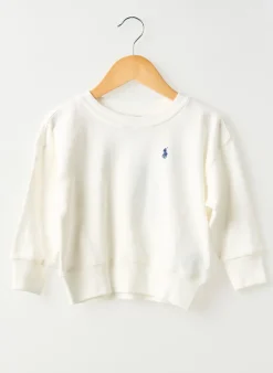 Sweat-shirt Ralph Lauren Blanc Manches Longues