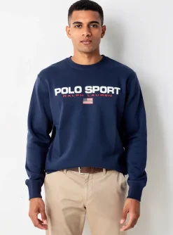 Sweat-shirt Ralph Lauren Bleu Manches Longues