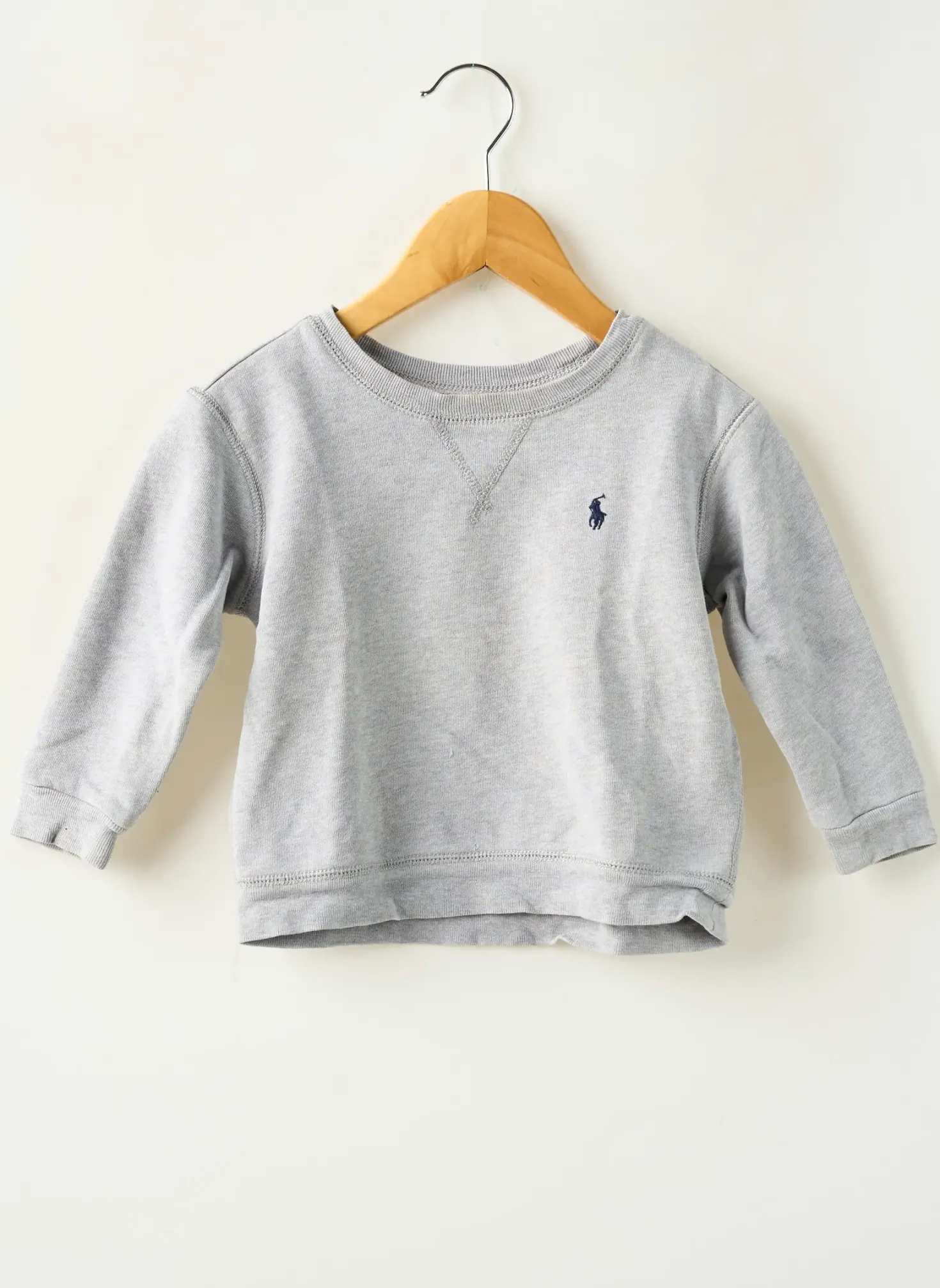 Sweat-shirt Ralph Lauren Gris Manches Longues