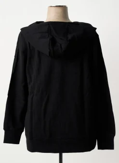 Sweat-shirt Sheego Noir Manches Longues